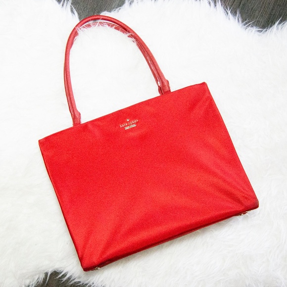 kate spade Handbags - Kate Spade Red Phoebe Nylon Tote